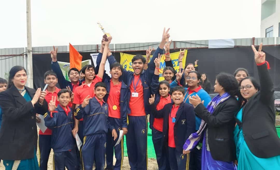 Students celebrating together